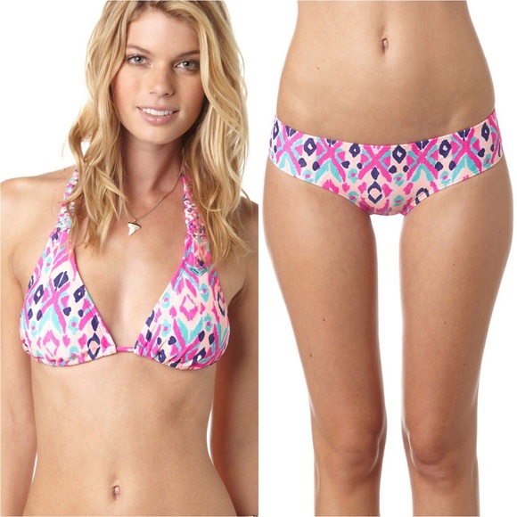 Roxy Other - 🛍 Roxy Moroccan Bikini Set, Pink, Size Large, NWT